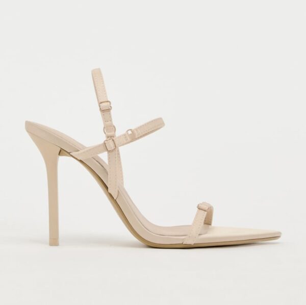 ZARA FABRIC HIGH-HEEL SANDALS - Image 7