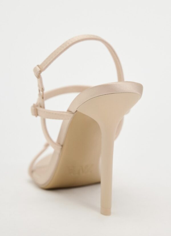 ZARA FABRIC HIGH-HEEL SANDALS - Image 10