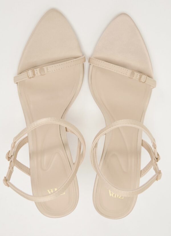 ZARA FABRIC HIGH-HEEL SANDALS - Image 11