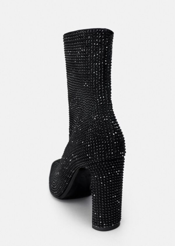 ZARA HIGH-HEEL ANKLE BOOTS WITH RHINESTONES - Image 5