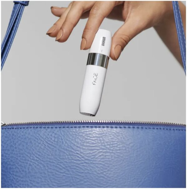 BRAUN Face Mini hair remover FS1000 with Smartlight, white - Image 5