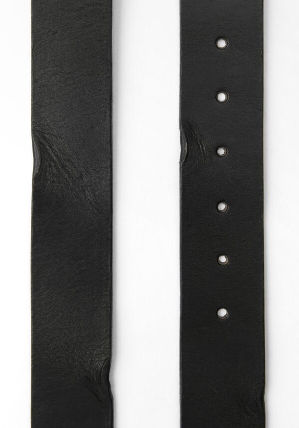 ZARA DISTRESSED EFFECT LEATHER BELT - Image 4