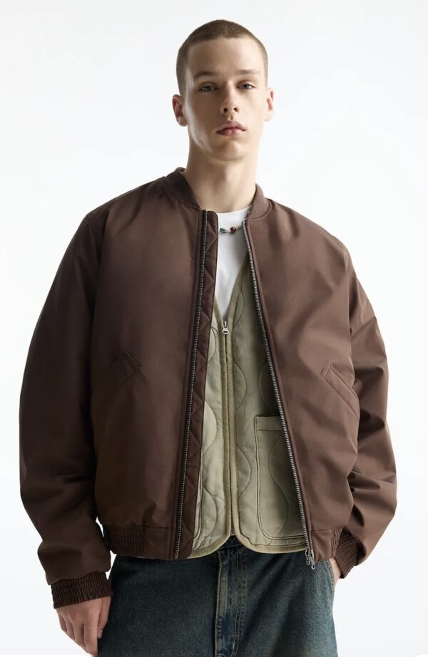 PULL&BEAR Quilted bomber jacket - Image 2