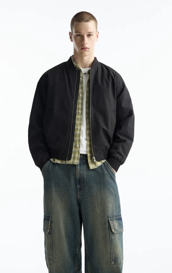 PULL&BEAR Quilted bomber jacket - Image 4