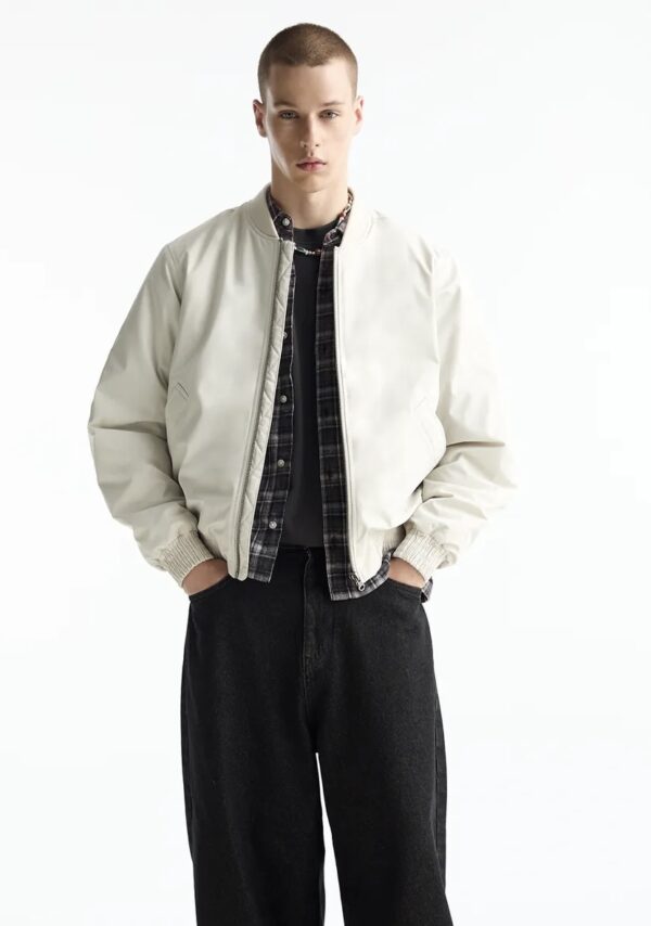 PULL&BEAR Quilted bomber jacket - Image 8