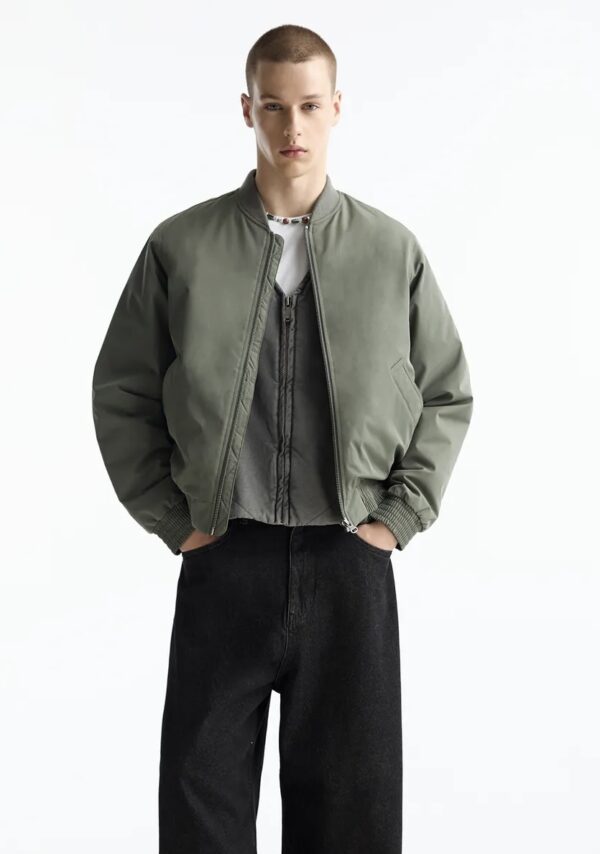 PULL&BEAR Quilted bomber jacket - Image 10