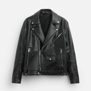 ZARA FAUX LEATHER BIKER JACKET