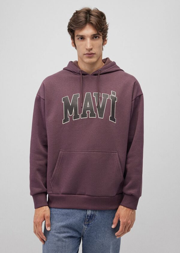 MAVI | Mavi Logo Baskılı Kapüşonlu Sweatshirt - Image 6