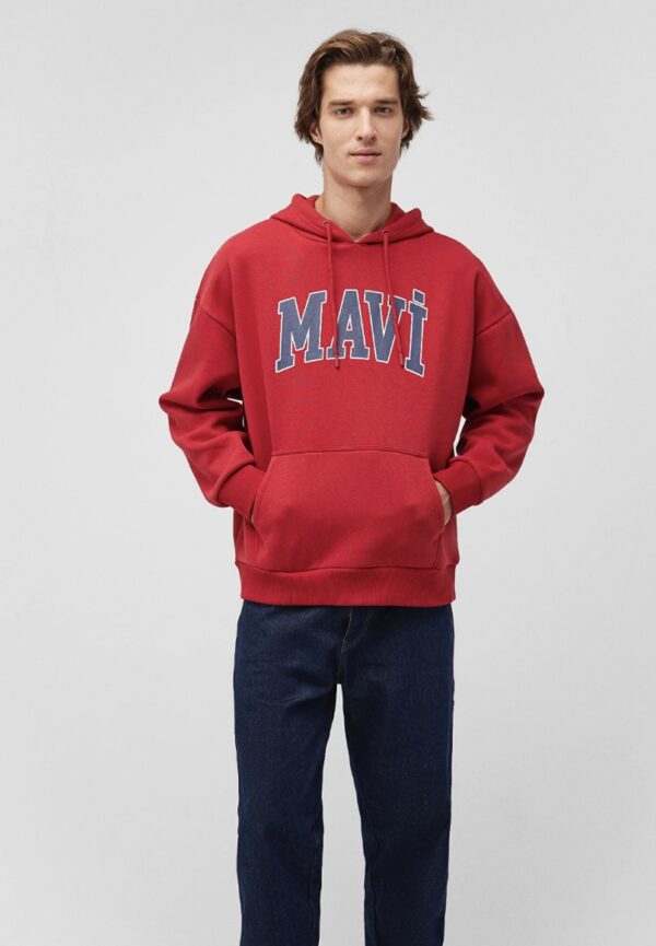 MAVI | Mavi Logo Baskılı Kapüşonlu Sweatshirt - Image 8