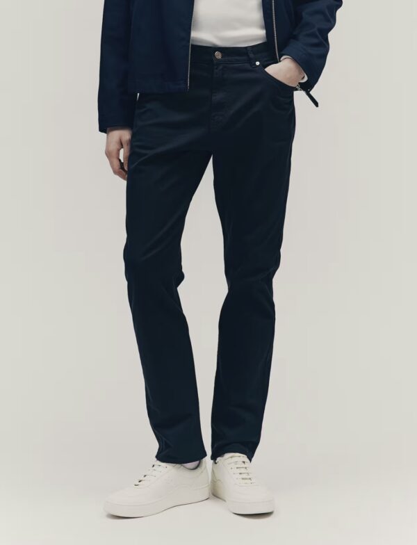 H&M Slim Fit Pamuklu Gabardin Pantolon - Image 6