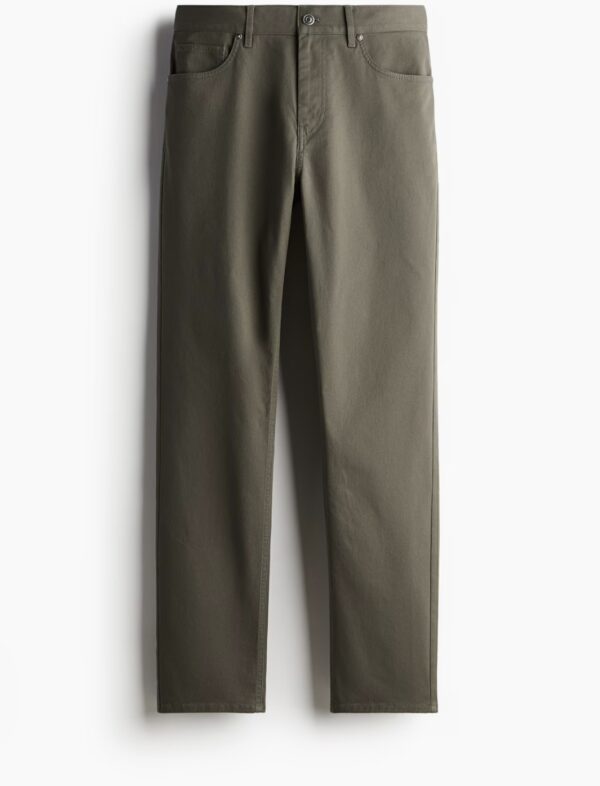 H&M Slim Fit Pamuklu Gabardin Pantolon - Image 9