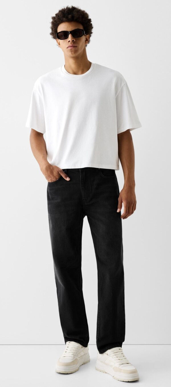 BERSHKA Straight fit jean - Image 3