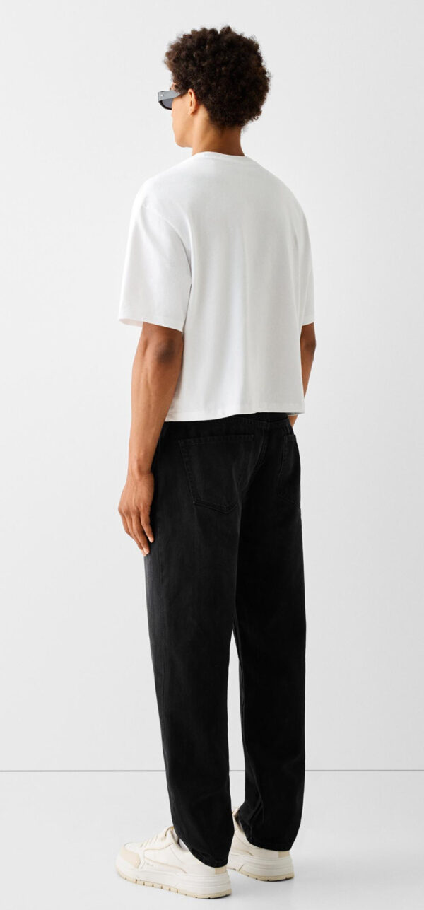 BERSHKA Straight fit jean - Image 4