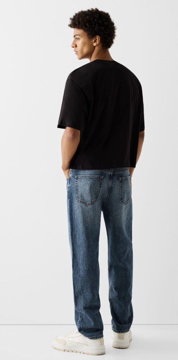 BERSHKA Straight fit jean - Image 5