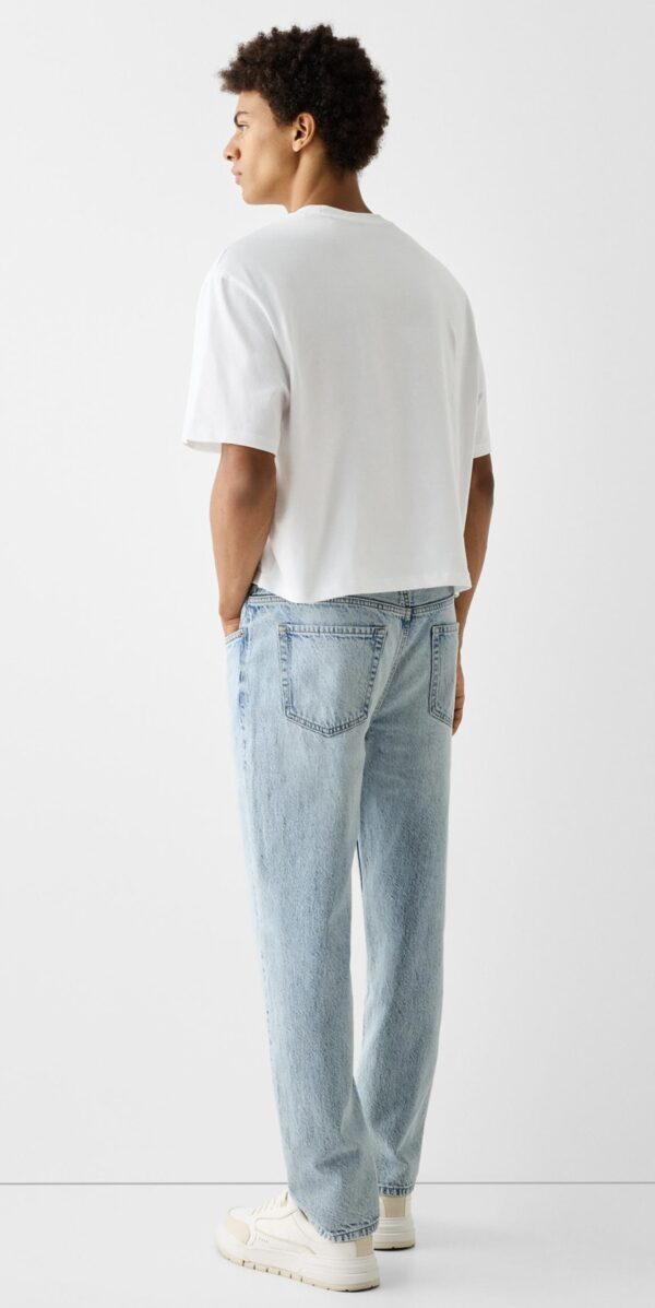 BERSHKA Straight fit jean - Image 12