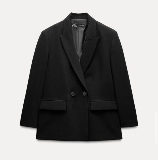 ZARA OVERSIZED DOUBLE-BREASTED BLAZER