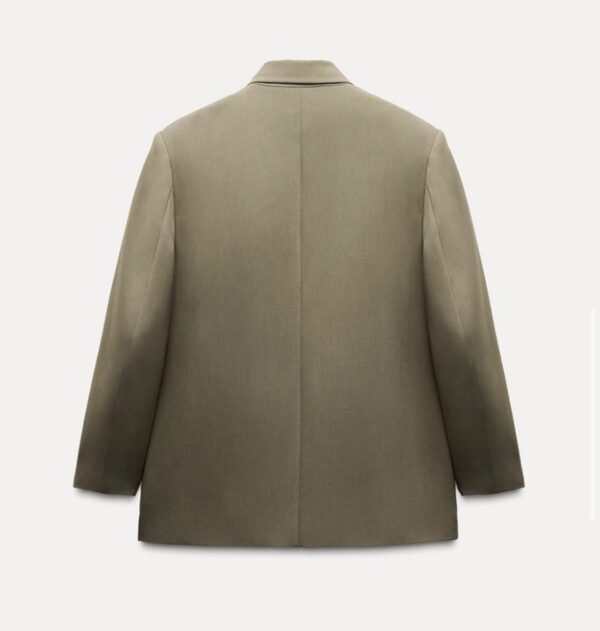ZARA OVERSIZED DOUBLE-BREASTED BLAZER - Image 6