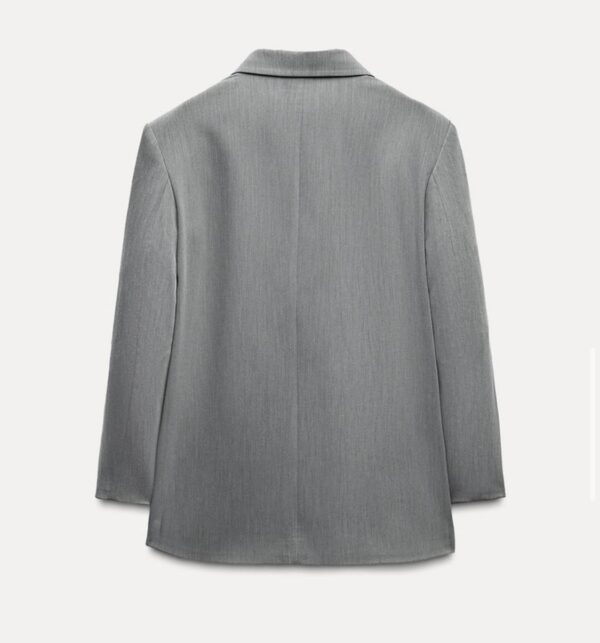 ZARA OVERSIZED DOUBLE-BREASTED BLAZER - Image 9