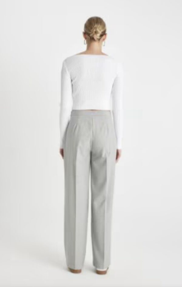 DEFACTO Standart Boy Pantolon Wide Leg Geniş Bol Paça Basic Düz Yüksek Bel - Image 11