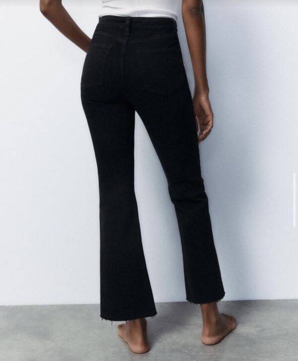 ZARA TRF CROPPED FLARE HIGH-WAIST JEANS - Image 19