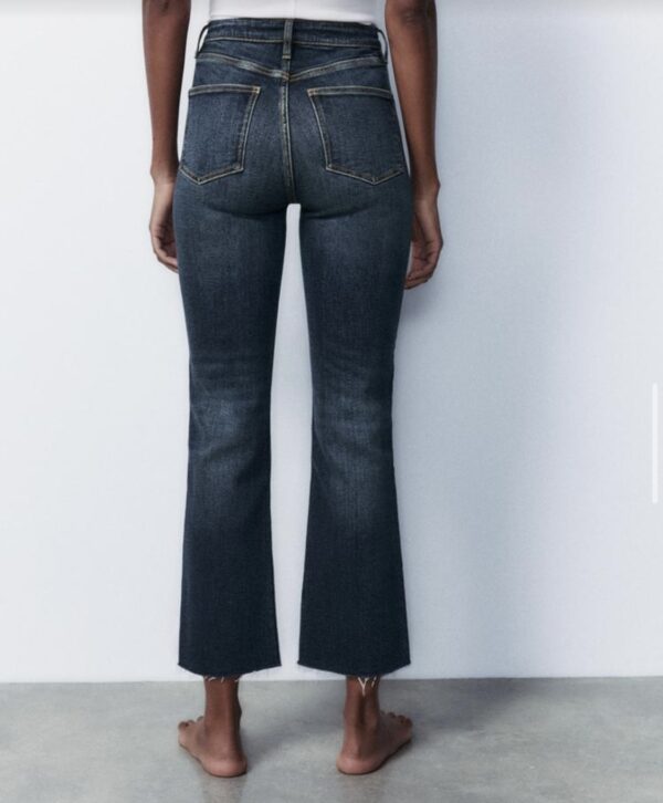 ZARA TRF CROPPED FLARE HIGH-WAIST JEANS - Image 23