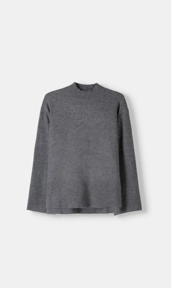 BERSHKA Dik yaka kazak - Image 3