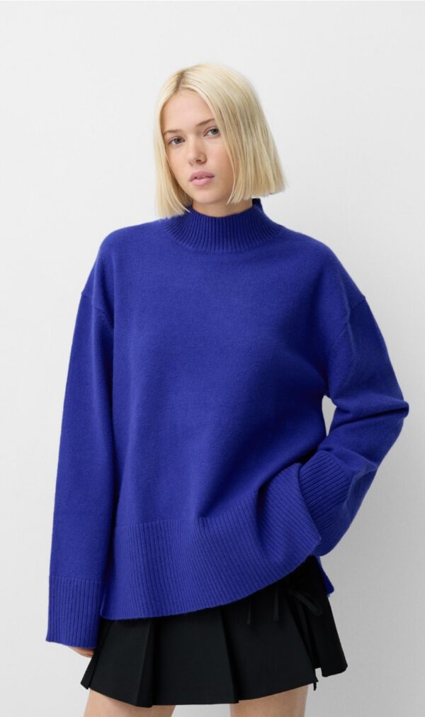 BERSHKA Dik yaka kazak - Image 8
