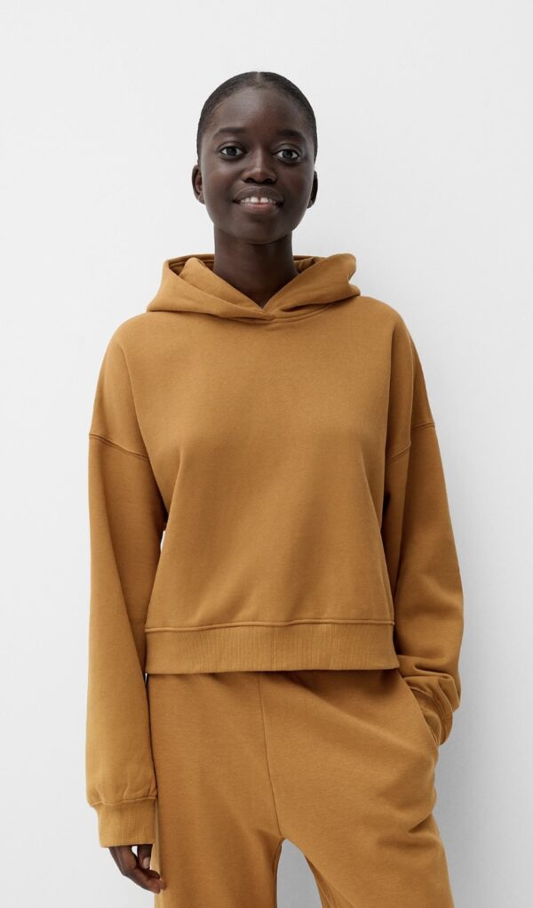 BERSHKA Pamuklu kapüsonlu - Image 2