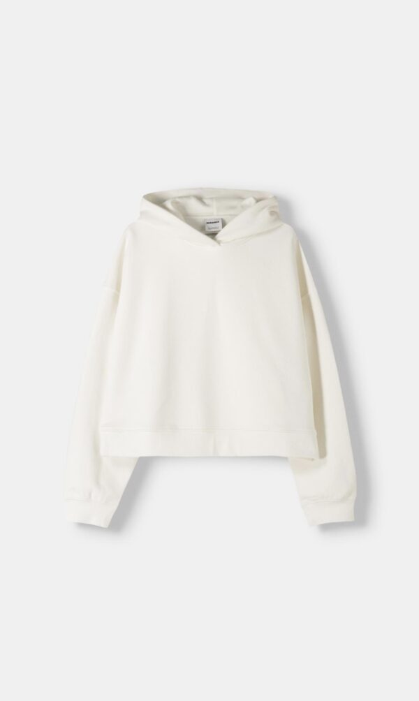 BERSHKA Pamuklu kapüsonlu - Image 7