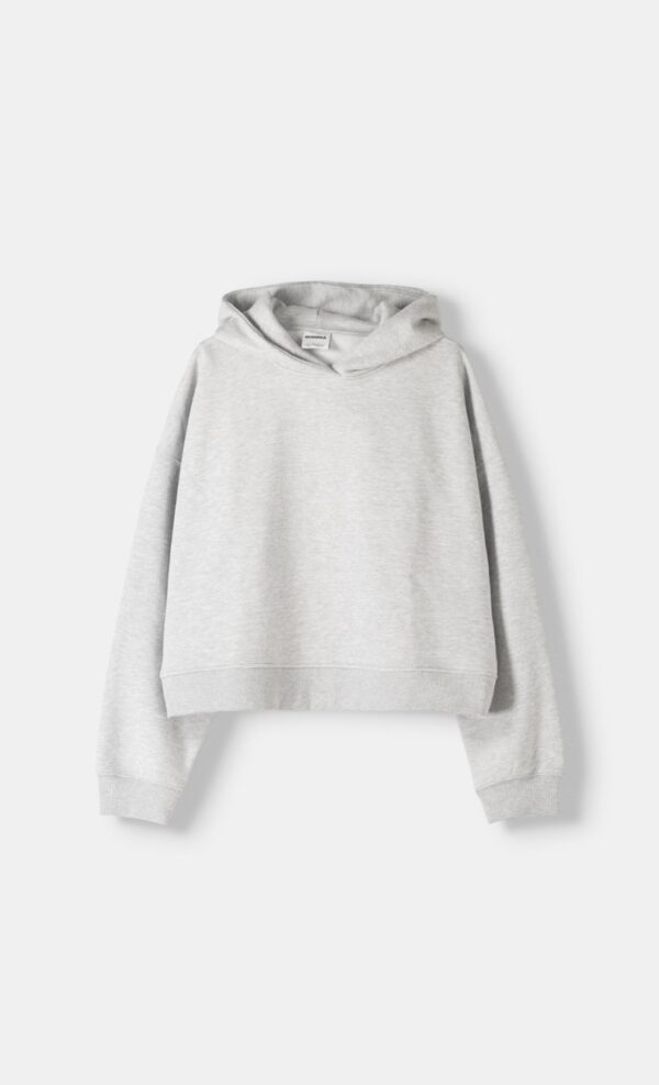 BERSHKA Pamuklu kapüsonlu - Image 10
