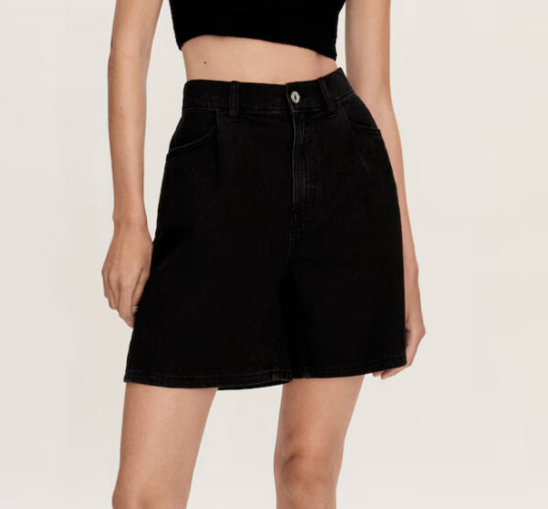 MANGO Pensli denim şort - Image 5