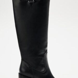 ZARA BUCKLE DETAIL HEEL BOOTS