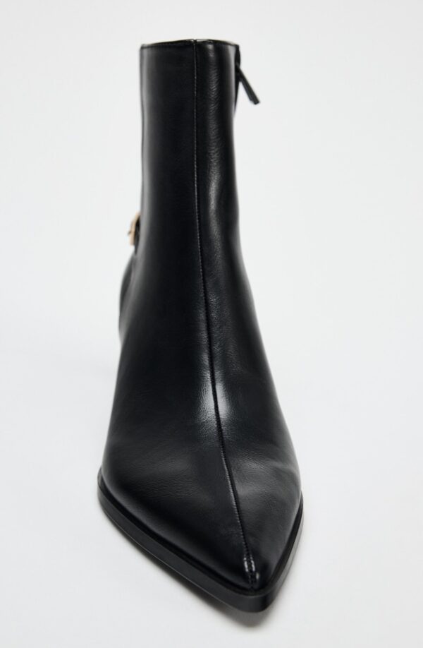 ZARA HIGH HEEL ANKLE BOOTS WITH BUCKLE - Image 4