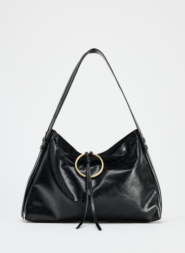 ZARA METAL DETAIL BUCKET SHOULDER BAG - Image 6
