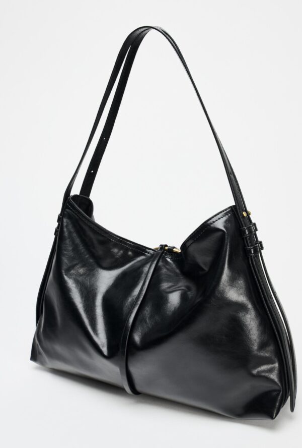 ZARA METAL DETAIL BUCKET SHOULDER BAG - Image 8