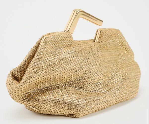 ZARA CLUTCH BAG WITH METAL HANDLE - Image 4