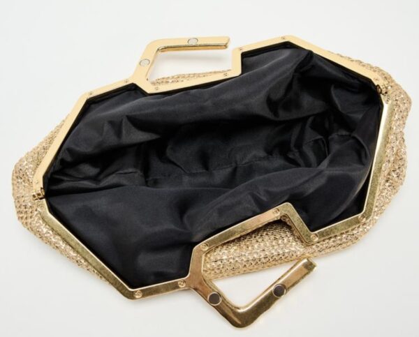 ZARA CLUTCH BAG WITH METAL HANDLE - Image 7