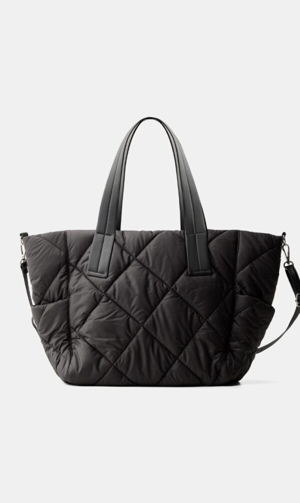 BERSHKA Dolgulu tote çanta - Image 5