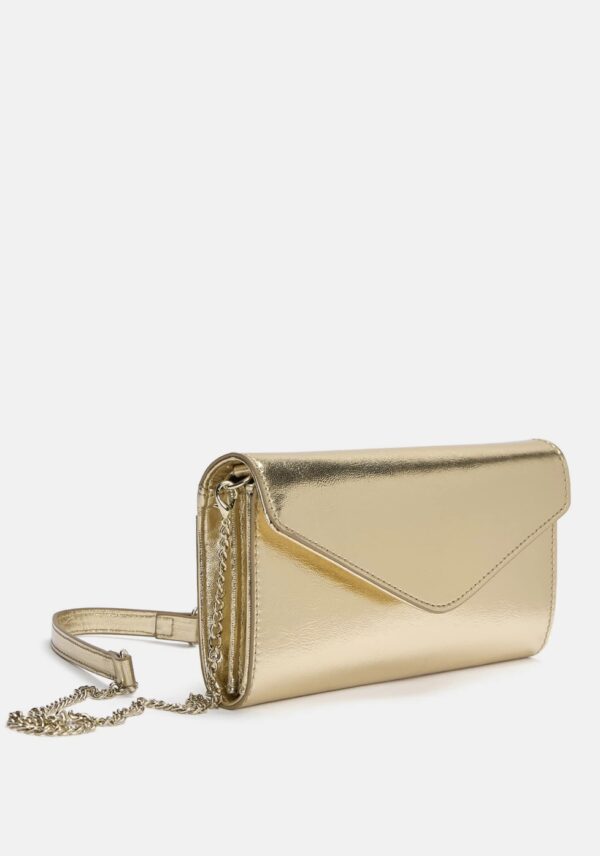 PULL&BEAR Metalik clutch omuz çantası - Image 5