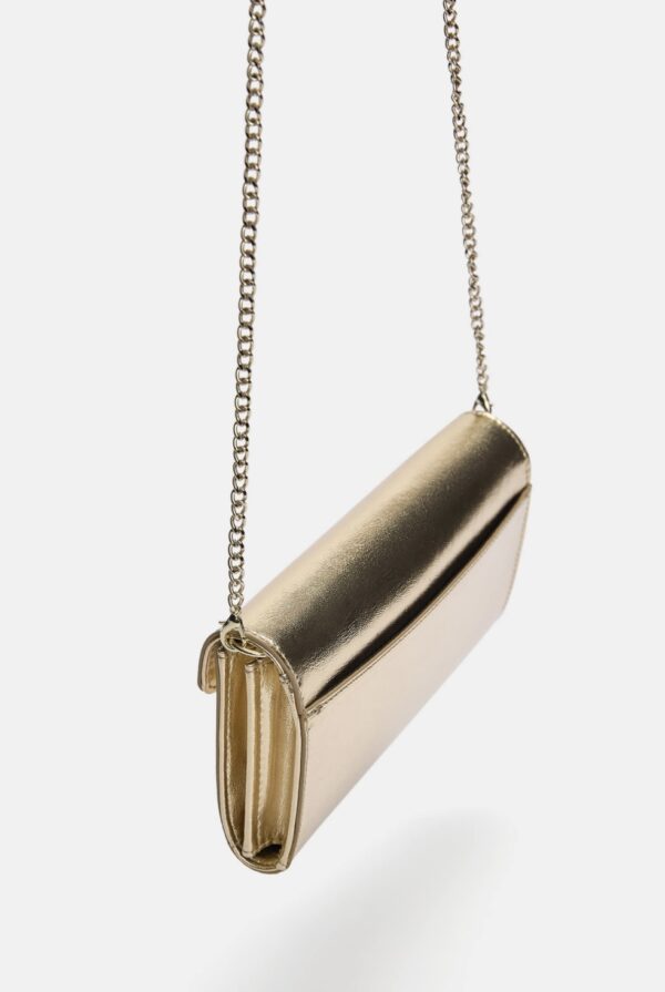 PULL&BEAR Metalik clutch omuz çantası - Image 6