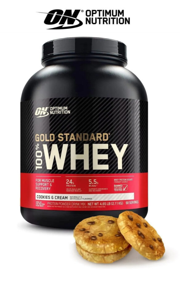 OPTIMUM NUTRITION Optimum Kurabiye Aromalı Gold Standard Whey Protein Tozu 2273 gr