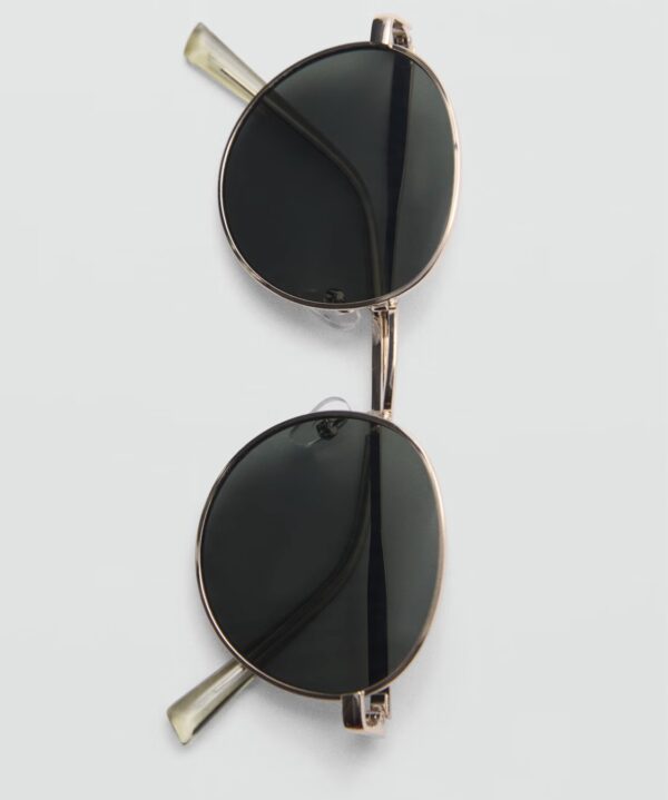 MANGO Yuvarlak metal güneş gözlüğü - Image 9