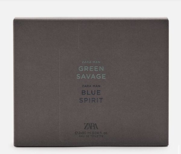 ZARA GREEN SAVAGE + BLUE SPIRIT 90 ML / 3.04 OZ - Image 3