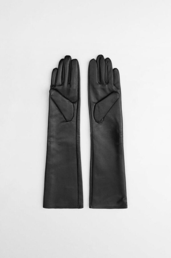 ZARA 100% LEATHER LONG GLOVES - Image 4
