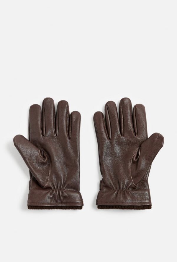 ZARA ADJUSTABLE LEATHER GLOVES - Image 5