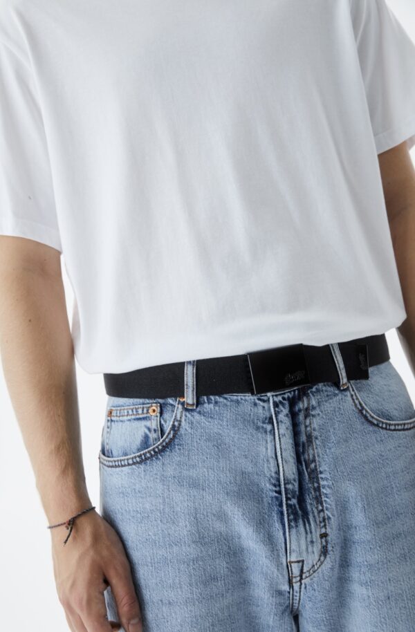 PULL&BEAR Siyah STWD kumaş kemer - Image 3