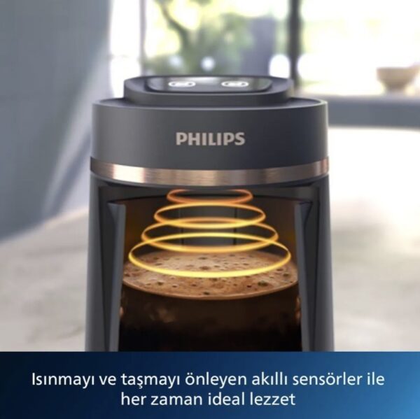 PHILIPS Türk Kahvesi Makinesi, 4 Kişilik, Közde Pişirme Özelliği, HDA150/60 - Image 3