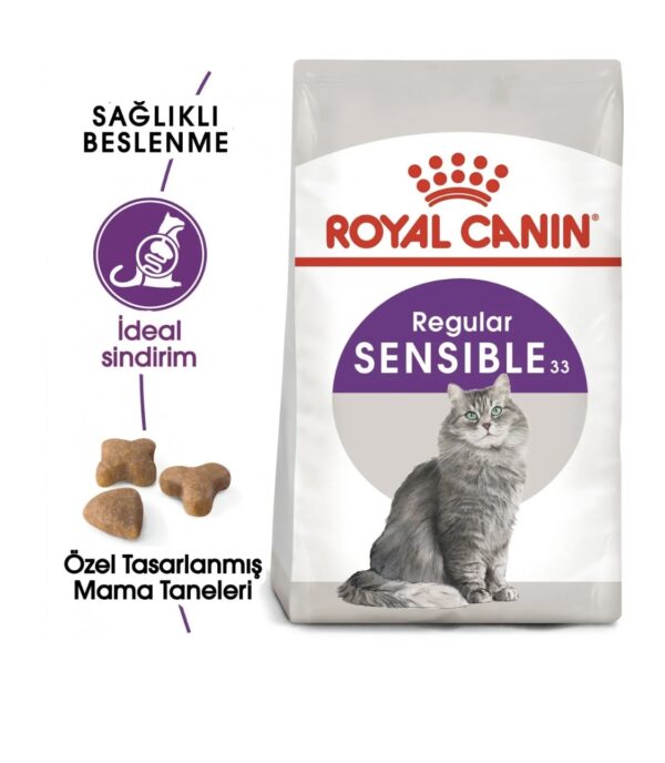 ROYAL CANIN Sensible 33 Hassas Sindirim Sistemi Destekleyici Kedi Maması 4kg - Image 2