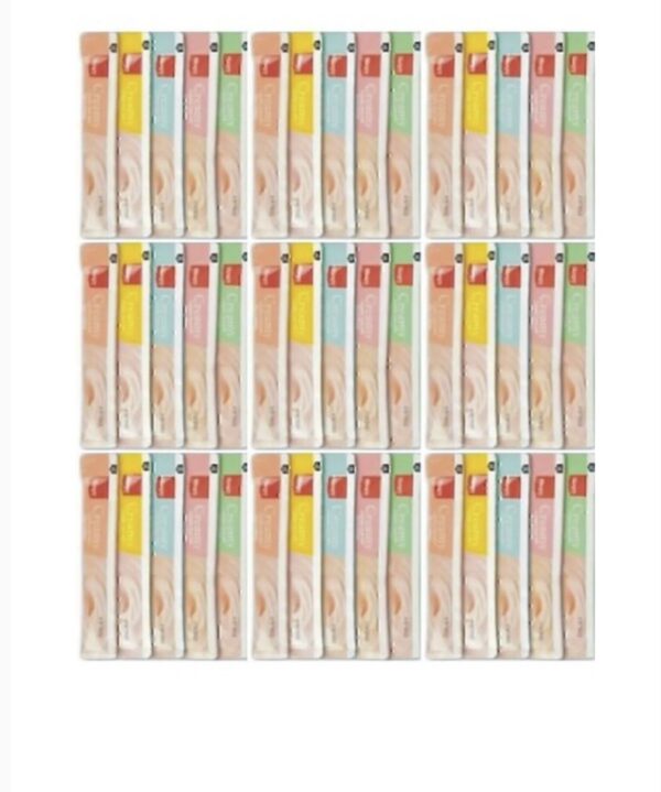 WANPY Creamy Cat Treat Karışık Krema Sıvı Kedi Ödül Maması 45 Adet X 14 Gram