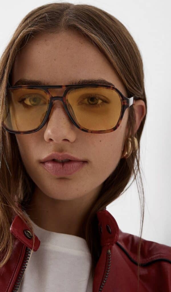 BERSHKA Retro-style sunglasses - Image 6